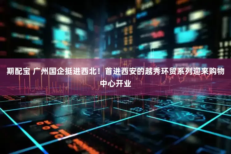 期配宝 广州国企挺进西北！首进西安的越秀环贸系列迎来购物中心开业