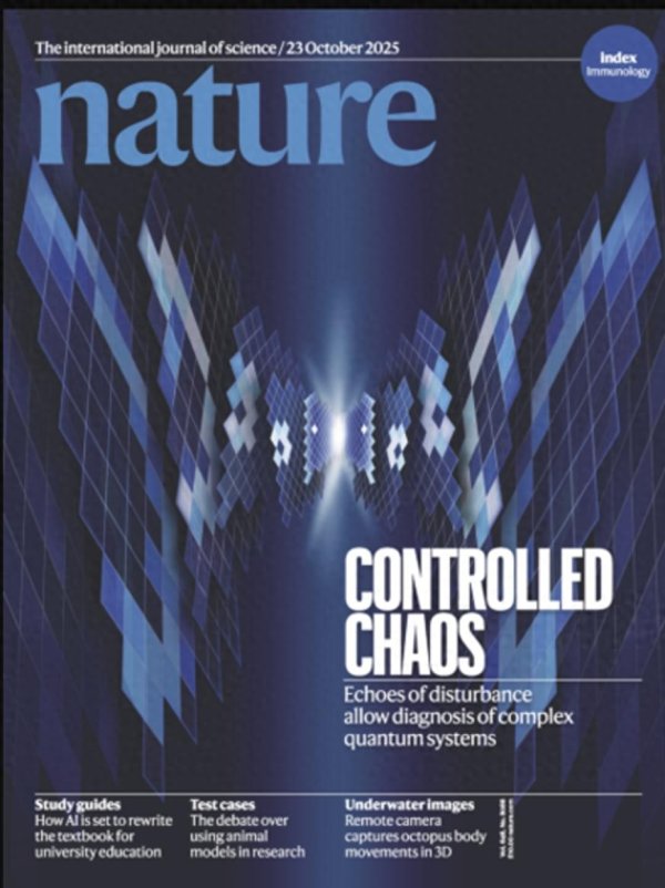 恒牛网 刚拿诺奖就登Nature封面, 谷歌“量子回声”算法计算提速13000倍, 可重复验证结果